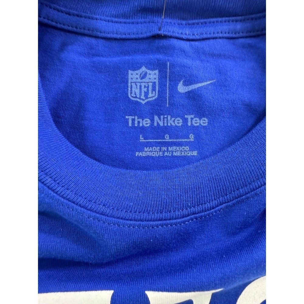 Nike Buffalo Bills Graphic Tee Shirt Blue Pocket Tee Mens Large NEW - Picture 10 of 10